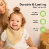 image8Pack Muslin Baby Bibs for Boys Girls  Muslin Bandana Drool Bibs for Baby Girl ampamp Boy Drooling Newborn Teething Toddler Infant 036 Months 100 Cotton Extra Absorbent ampamp Soft MiragePrimeval