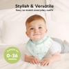image8Pack Organic Baby Bandana Bibs for Boys Girls  Super Absorbent Triangle Baby Bibs for Drooling and Teething Infant 100 Cotton Extra Soft for Newborn Infant 036 Months ConstellationRoarsome