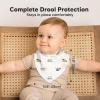 image8Pack Organic Baby Bandana Bibs for Boys Girls  Super Absorbent Triangle Baby Bibs for Drooling and Teething Infant 100 Cotton Extra Soft for Newborn Infant 036 Months ConstellationBuilders
