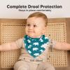 image8Pack Organic Baby Bandana Bibs for Boys Girls  Super Absorbent Triangle Baby Bibs for Drooling and Teething Infant 100 Cotton Extra Soft for Newborn Infant 036 Months ConstellationWildscape