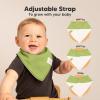 image8Pack Organic Baby Bandana Bibs for Boys Girls  Super Absorbent Triangle Baby Bibs for Drooling and Teething Infant 100 Cotton Extra Soft for Newborn Infant 036 Months ConstellationBrave