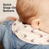 image8Pack Organic Baby Bandana Bibs for Boys Girls  Super Absorbent Triangle Baby Bibs for Drooling and Teething Infant 100 Cotton Extra Soft for Newborn Infant 036 Months ConstellationWildscape