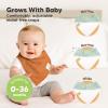 image8Pack Organic Baby Bandana Bibs for Boys Girls  Super Absorbent Triangle Baby Bibs for Drooling and Teething Infant 100 Cotton Extra Soft for Newborn Infant 036 Months ConstellationBasicQuin