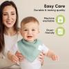 image8Pack Organic Baby Bandana Bibs for Boys Girls  Super Absorbent Triangle Baby Bibs for Drooling and Teething Infant 100 Cotton Extra Soft for Newborn Infant 036 Months ConstellationRoarsome