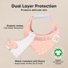 image8Pack Organic Baby Bandana Bibs for Girls  Super Absorbent Triangle Baby Bibs for Drooling and Teething Infant 100 Cotton Extra Soft for Newborn Infant 036 Months FlourishButterflies