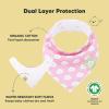 image8Pack Organic Baby Bandana Bibs for Girls  Super Absorbent Triangle Baby Bibs for Drooling and Teething Infant 100 Cotton Extra Soft for Newborn Infant 036 Months FlourishPink Dreams