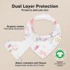 image8Pack Organic Baby Bandana Bibs for Girls  Super Absorbent Triangle Baby Bibs for Drooling and Teething Infant 100 Cotton Extra Soft for Newborn Infant 036 Months FlourishBloom