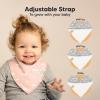 image8Pack Organic Baby Bandana Bibs for Girls  Super Absorbent Triangle Baby Bibs for Drooling and Teething Infant 100 Cotton Extra Soft for Newborn Infant 036 Months FlourishDreamers