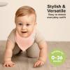 image8Pack Organic Baby Bandana Bibs for Girls  Super Absorbent Triangle Baby Bibs for Drooling and Teething Infant 100 Cotton Extra Soft for Newborn Infant 036 Months FlourishDew
