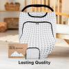 imageBaby Car Seat Cover for Boys Girls  Breathable Infant Carseat Canopy for Winter Rain Universal Stretchy Fit Nursing Cover for Breastfeeding Newborns Super Soft Easy Access Zip Window FableKite