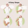 imageBaby Swaddle Sleep Sacks with Zipper  3Pack Swaddles for Newborns 36 Months Infant Baby Girls Boys Soft ampamp Durable Newborn Sleep Sack Easy Diaper Change Swaddling Blanket Sage LForest