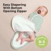 imageBaby Swaddle Sleep Sacks with Zipper  3Pack Swaddles for Newborns 36 Months Infant Baby Girls Boys Soft ampamp Durable Newborn Sleep Sack Easy Diaper Change Swaddling Blanket Sage LLunaris
