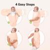 imageBaby Swaddle Sleep Sacks with Zipper  3Pack Swaddles for Newborns 36 Months Infant Baby Girls Boys Soft ampamp Durable Newborn Sleep Sack Easy Diaper Change Swaddling Blanket Sage LAngelic