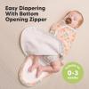 imageBaby Swaddle Sleep Sacks with Zipper  3Pack Swaddles for Newborns 36 Months Infant Baby Girls Boys Soft ampamp Durable Newborn Sleep Sack Easy Diaper Change Swaddling Blanket Sage LBeach Day