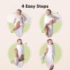 imageBaby Swaddle Sleep Sacks with Zipper  3Pack Swaddles for Newborns 36 Months Infant Baby Girls Boys Soft ampamp Durable Newborn Sleep Sack Easy Diaper Change Swaddling Blanket Sage LAspire