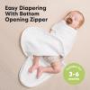 imageBaby Swaddle Sleep Sacks with Zipper  3Pack Swaddles for Newborns 36 Months Infant Baby Girls Boys Soft ampamp Durable Newborn Sleep Sack Easy Diaper Change Swaddling Blanket Sage LCloud
