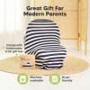 imageCar Seat Covers for Babies  Nursing Covers for Breastfeeding Baby Car Seat Canopy for Girls Boys Nursing Essentials for Breastfeeding Women Infant Stroller Privacy Protection ArcadiaStarry Charm