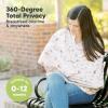 imageCar Seat Covers for Babies  Nursing Covers for Breastfeeding Baby Car Seat Canopy for Girls Boys Nursing Essentials for Breastfeeding Women Infant Stroller Privacy Protection ArcadiaArcadia