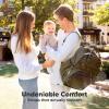 imageDiaper Bag Backpack  Multifunctional Travel Diaper Back PacksMaternity Baby Changing Bags Compact 12L Capacity PU Leather Waterproof Unisex Stylish Nappy Bag Diaper Changing Pad Navy BlueDark Olive