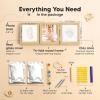 imageInkless Baby Handprint and Footprint Kit for Newborn  Baby Footprint Kit Newborn Keepsake Nursery Picture FrameDog Paw Print MakerPersonalized Gifts for New MomShowers ampamp RegistryPetal PinkGoldAsh Wood
