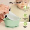 imageKeaBabies 2Pack Baby Bowls with Suctions Lids  Silicone Toddler Suction Bowls for Baby Boy Girl Kids Food Grade Silicone BPAFree Dishwasher Safe Toddler Eating Essentials DesertMellow