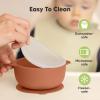 imageKeaBabies 2Pack Baby Bowls with Suctions Lids  Silicone Toddler Suction Bowls for Baby Boy Girl Kids Food Grade Silicone BPAFree Dishwasher Safe Toddler Eating Essentials DesertTerracotta