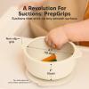 imageKeaBabies 2Pack Baby Bowls with Suctions Lids  Silicone Toddler Suction Bowls for Baby Boy Girl Kids Food Grade Silicone BPAFree Dishwasher Safe Toddler Eating Essentials DesertRoseate