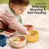imageKeaBabies 2Pack Baby Bowls with Suctions Lids  Silicone Toddler Suction Bowls for Baby Boy Girl Kids Food Grade Silicone BPAFree Dishwasher Safe Toddler Eating Essentials DesertValiant