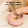 imageKeaBabies 2Pack Baby Bowls with Suctions Lids  Silicone Toddler Suction Bowls for Baby Boy Girl Kids Food Grade Silicone BPAFree Dishwasher Safe Toddler Eating Essentials DesertMellow