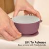 imageKeaBabies 2Pack Baby Bowls with Suctions Lids  Silicone Toddler Suction Bowls for Baby Boy Girl Kids Food Grade Silicone BPAFree Dishwasher Safe Toddler Eating Essentials DesertRocky