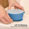 imageKeaBabies 2Pack Baby Bowls with Suctions Lids  Silicone Toddler Suction Bowls for Baby Boy Girl Kids Food Grade Silicone BPAFree Dishwasher Safe Toddler Eating Essentials DesertKea