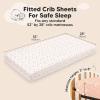 imageKeaBabies 2Pack Fitted Crib Sheets for Boys Girls Baby  Soft Bamboo Viscose Cotton 52x28 Standard Crib Mattress Sheets Toddler Bed Mattress Cover Gender Neutral Breathable Durable WoodlandButterflies