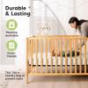 imageKeaBabies 2Pack Fitted Crib Sheets for Boys Girls Baby  Soft Bamboo Viscose Cotton 52x28 Standard Crib Mattress Sheets Toddler Bed Mattress Cover Gender Neutral Breathable Durable WoodlandWoodland