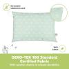 imageKeaBabies 2Pack Toddler Pillow 13x18  Soft Organic Cotton Kids Travel Bed Pillows for Sleeping School Nap Machine Washable Toddlers 2 to 5 Pillowcase Sold Separately HeartsBunnies