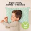 imageKeaBabies 2Pack Toddler Pillow 13x18  Soft Organic Cotton Kids Travel Bed Pillows for Sleeping School Nap Machine Washable Toddlers 2 to 5 Pillowcase Sold Separately HeartsDinoland