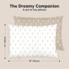 imageKeaBabies 2Pack Toddler Pillow 13x18  Soft Organic Cotton Kids Travel Bed Pillows for Sleeping School Nap Machine Washable Toddlers 2 to 5 Pillowcase Sold Separately HeartsPine Tree