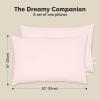 imageKeaBabies 2Pack Toddler Pillow 13x18  Soft Organic Cotton Kids Travel Bed Pillows for Sleeping School Nap Machine Washable Toddlers 2 to 5 Pillowcase Sold Separately HeartsMist Pink