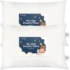 imageKeaBabies 2Pack Toddler Pillow 13x18  Soft Organic Cotton Kids Travel Bed Pillows for Sleeping School Nap Machine Washable Toddlers 2 to 5 Pillowcase Sold Separately HeartsSoft White