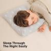 imageKeaBabies 2Pack Toddler Pillow 13x18  Soft Organic Cotton Kids Travel Bed Pillows for Sleeping School Nap Machine Washable Toddlers 2 to 5 Pillowcase Sold Separately HeartsGray Rainbow
