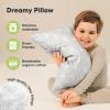 imageKeaBabies 2Pack Toddler Pillow 13x18  Soft Organic Cotton Kids Travel Bed Pillows for Sleeping School Nap Machine Washable Toddlers 2 to 5 Pillowcase Sold Separately HeartsGray Rainbow