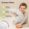 imageKeaBabies 2Pack Toddler Pillow 13x18  Soft Organic Cotton Kids Travel Bed Pillows for Sleeping School Nap Machine Washable Toddlers 2 to 5 Pillowcase Sold Separately HeartsCloud
