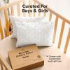 imageKeaBabies 2Pack Toddler Pillow 13x18  Soft Organic Cotton Kids Travel Bed Pillows for Sleeping School Nap Machine Washable Toddlers 2 to 5 Pillowcase Sold Separately HeartsExcavator