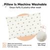 imageKeaBabies 2Pack Toddler Pillow 13x18  Soft Organic Cotton Kids Travel Bed Pillows for Sleeping School Nap Machine Washable Toddlers 2 to 5 Pillowcase Sold Separately HeartsNibblesBruce