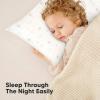 imageKeaBabies 2Pack Toddler Pillow 13x18  Soft Organic Cotton Kids Travel Bed Pillows for Sleeping School Nap Machine Washable Toddlers 2 to 5 Pillowcase Sold Separately HeartsSports