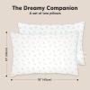 imageKeaBabies 2Pack Toddler Pillow 13x18  Soft Organic Cotton Kids Travel Bed Pillows for Sleeping School Nap Machine Washable Toddlers 2 to 5 Pillowcase Sold Separately HeartsExcavator