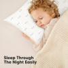 imageKeaBabies 2Pack Toddler Pillow 13x18  Soft Organic Cotton Kids Travel Bed Pillows for Sleeping School Nap Machine Washable Toddlers 2 to 5 Pillowcase Sold Separately HeartsRoadsters