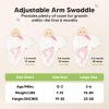 imageKeaBabies 3Pack Swaddles for Newborns Girls Boys with Hats  Organic Soft Baby Sleep Sacks Breathable Baby Swaddle 36 Months Beanies Set Premie Infant Sleep Sack 03 Months BunniesFleur