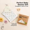 imageKeaBabies 3Pack Swaddles for Newborns Girls Boys with Hats  Organic Soft Baby Sleep Sacks Breathable Baby Swaddle 36 Months Beanies Set Premie Infant Sleep Sack 03 Months BunniesFleur