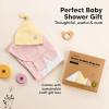 imageKeaBabies 3Pack Swaddles for Newborns Girls Boys with Hats  Organic Soft Baby Sleep Sacks Breathable Baby Swaddle 36 Months Beanies Set Premie Infant Sleep Sack 03 Months BunniesDaffodil