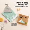 imageKeaBabies 3Pack Swaddles for Newborns Girls Boys with Hats  Organic Soft Baby Sleep Sacks Breathable Baby Swaddle 36 Months Beanies Set Premie Infant Sleep Sack 03 Months BunniesSage